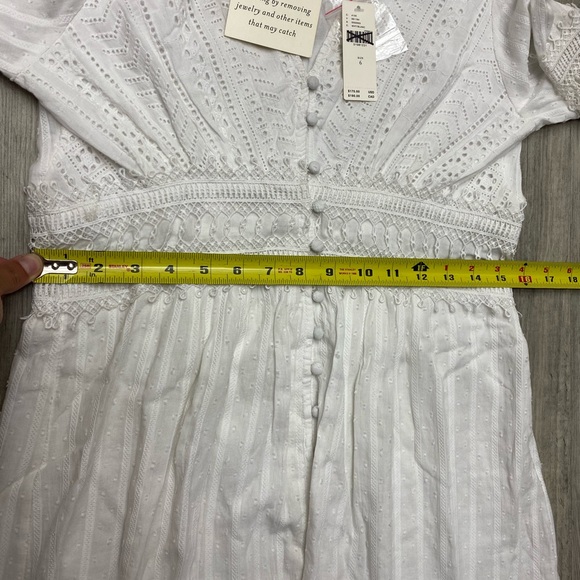 NWT Anthropologie Ebba Eyelet Midi dress size 6 - Picture 7 of 7